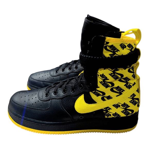 NIKE SF Air Force 1 \'Dynamic Yellow\' Sneakers Size 13 main image 4